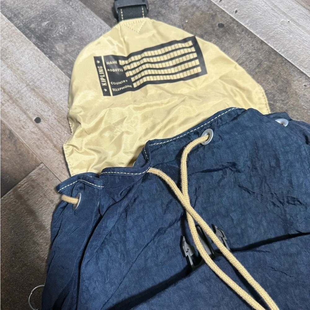 Kipling blue backpack